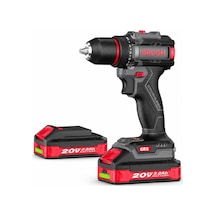 Grogh Grx2022-2 Bmc Kömürsüz Motorlu Şarjlı Darbeli Matkap 20v 2x2ah Çift Akülü 65nm Profesyonel Vidalama Ve Delme Seti