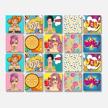 Tink Karma Popart Desenli Pvc Karo Diğer