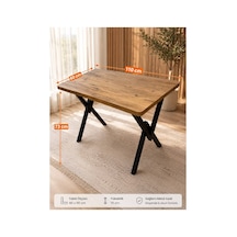 60 X 110 Cm Mutfak Masası , Yemek Masası, Balkon Masası ,cafe Masası, Çalışma Masası , Çok Amaçlı Masa Ahşap Desenli