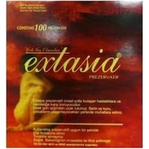 Extasia Kondom Prezervatif 100 adet  1 Kutu