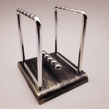 Şık Gold Denge Topları 13.5 Cm Ofis Ve Ev Dekoru