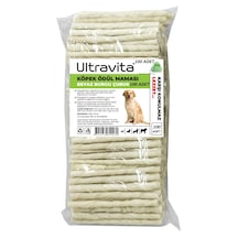 Ultravita Beyaz Burgu Çubuk Köpek Ödül Kemiği Maması 100'lü 600 G