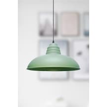 Sidney Yeşil Büyük 32 Cm Çap Salon - Mutfak - Cafe Metal Cafe-mutfak Tekli Sarkıt Avize Diğer
