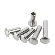 M5×45 mm SS304 Yarı Tüplü İnce Başlı Paslanmaz Perçin (20’li Paket) – Makine & Çelik Konstrüksiyon Birleştirme