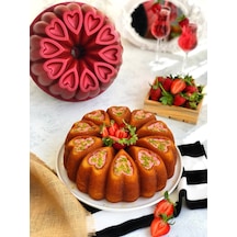 Amboss Ametist 26cm Döküm Yanmaz Yapışmaz Kalıp Kırmızı