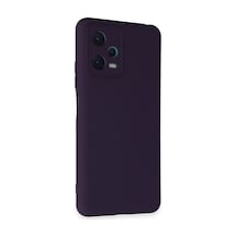 Xiaomi Redmi Note 12 5g Uyumlu Kılıf Nano İçi Kadife Silikon - Mor