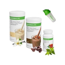Herbalife Shake Vanilya 1 Çikolata 1 - Çay Klasik 50 Gr - Shaker
