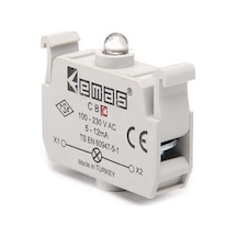 Emas Cbk Yedek Led'li 100-230v Ac Kırmızı Sinyal Blok