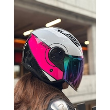 Ls2 Aırflow 2 Cover Beyaz-pembe Kask Beyaz Pembe Ls2 Aırflow 2 Cover Beyaz-pembe Kask Beyaz Pembe