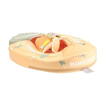 Mambobaby Yüzme Simidi - Pumpkin, Emniyetli, Gölgelikli Ve Ayak Destekli