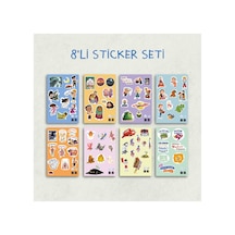 Sticker Seti 1 8 Adet
