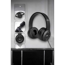 Kulak Üstü Tf Kart Ve Aux Destekli Ergonomik Bluetooth Kulaklık Diğer