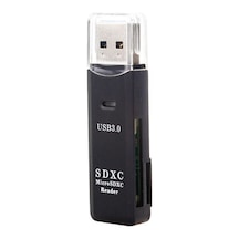 2in1 Usb 3.0 Micro Sd Hafıza Kartı - Tf Kart Okuyucu Hub Adaptör Veri Aktarıcı 4887