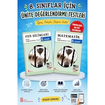 8.sınıf Matematik Ve Fen Bilimleri Ünite Değerlendirme Testleri
