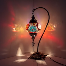 Dekoratif MOZAİK LAMBA DEKORATİF GECE LAMBASI ABAJUR FENER