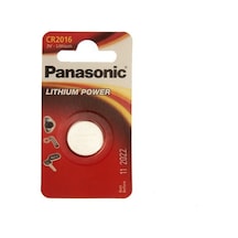 Panasonic CR2016 Cell Power 3V Lityum Düğme Pil