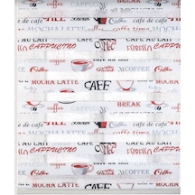 Asyhome Kırmızı Cafe Zebra Perde