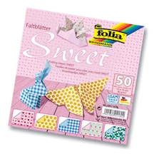 Folia Origami Kağıdı 15X15 Cm. 5 Desen 50 Yaprak Sweet