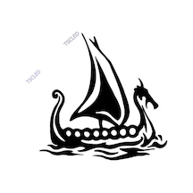 Yelkenli Stickerı Yapıştırması 17Cm