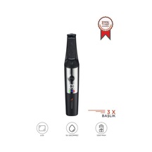 Şarjlı Lcd Ekranlı 3 Başlıklı Su Geçirmez Ayak Törpü Cihazı Bcm-1140t Siyah