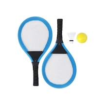Hafif Ve Ergonomik Tasarımlı 3'lü Badminton Seti Mavi