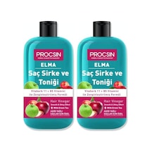 Procsın Aşırı Yağlanma Karşıtı Elmalı Saç Sirke Ve Toniği 250 Ml 2 Paketi