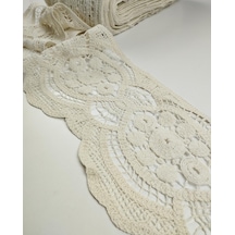 Krem Renk Pamuk Dantel En: 16cm-11071