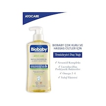 Biobaby Atocare Duş Yağı 500 Ml Atopiye Eğilimli Bebek Ciltleri İçin, Seramid Kompleksli, Omega 3-6, Yulaf Ekstresi Ve Prebiyotik İçerikli Temizleyici Yağ 6998