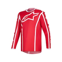 Alpinestars Fluid Apex Off-road Genç Motosiklet Jerseyi Kırmızı Beyaz