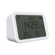 Novahub Neo Nas-cw01w 4'ü 1 Arada Çok İşlevli Sensör, 2,4 Ghz Wi-fi Sıcaklık/nem Dedektörü, Çift Modlu Saat/parlaklık