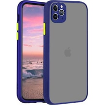 Apple Uyumlu iPhone 11 Pro Kilif Lens Korumali Mat Silikon Kapak 449257950