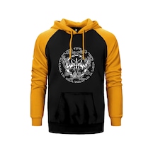 Watain Snakes Sarı Renk Reglan Kol Kapşonlu Sweatshirt Sarı