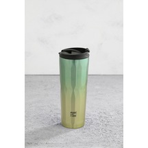 Hometime Diamond Termos Bardak 500ml Gold Yeşil Çok Renkli