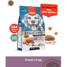 Wanpy Tahılsız Ördek Etli Yetişkin Köpek Maması 1500 G