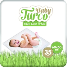 Baby Turco Bebek Bakım Örtüsü 60x60 Cm 7x5 35 Adet