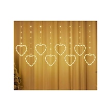 Kalpli Perde Led Işıklar, Sevgililer Günü Romantik Led Aydınlatma Diğer 06424363