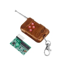 4 Kanallı Uzaktan Kumandalı RF Modülü Alıcı Verici
