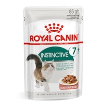 Royal Canin Instinctive +7 Yaş Gravy Pouch Yetişkin Kedi Yaş Maması 12 x 85 G