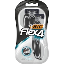 Bic Flex 4 Tıraş Bıçağı 3'lü (4 Bıçak)