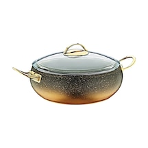 Oms Granit Ø30 X 8 Cm Karnıyarık Küre Tenc Cam Kpk 3341