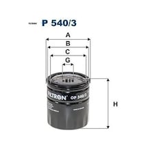 Op540.3 Yağ Filtresi Boxer-jumper-vıvaro C-zafıra Lıfe-p308-p508-p3008-p5008-expert-jumpy- C4-c5-to Fıltron 9809532380
