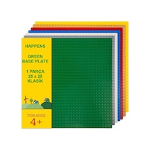 11023 Classic Yeşil Zemin Plaka, +4 Yaratıcı Oyuncak Yapım Seti 1 Parça 25cmx25cm, Baseplate