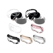 Vision Pro İçin Elektroliz Tpu Koruyucu Kılıf Vr Gözlük Aksesuarları Pembe