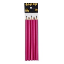 Samur 5'li Jumbo Kalın Hb Kurşun Kalem, Silgili, 0.7 Mm, Naturel, Üçgen, Okul Başlangıç Kalemi 124-Pembe