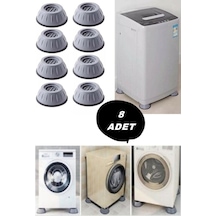 İsgstore Beyaz Eşya Altlığı Ayağı 8 Adet Çamaşır Bulaşık Makinası Buzdolabı Yükseltici Titreşim Önleyici