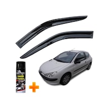 Peugeot 206 Van Mügen Cam Rüzgarlığı Tek Kapı Kasalar 2 Li Takım +500ml Lastik Parlatıcı
