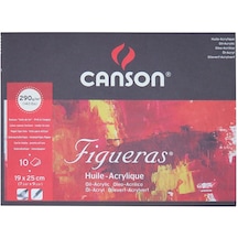 Canson Figueras Yağlı Boya Blok - 19X25Cm - 290Gr - 10 Yaprak