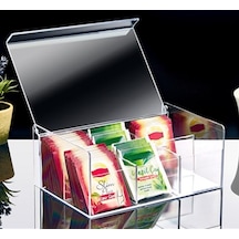 Box Up Şeffaf Kapaklı Çay Kutusu