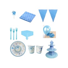 Hoşgeldin Bebeğim Baby Shower Uyuyan Bebekli Süsleme Seti 8 Kişil