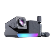 Hepu Hp-sp01 3 Ü 1 Arada Ev Sineması & Karaoke Projeksiyon 2 Mikrofon + Hoparlör Entegre